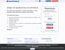 Tablet Screenshot of linuxportal.pl